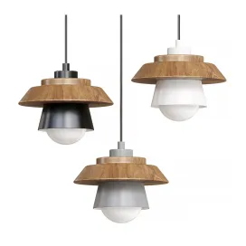NORDIC WOOD HANGING PENDANT CEILING LIGHT